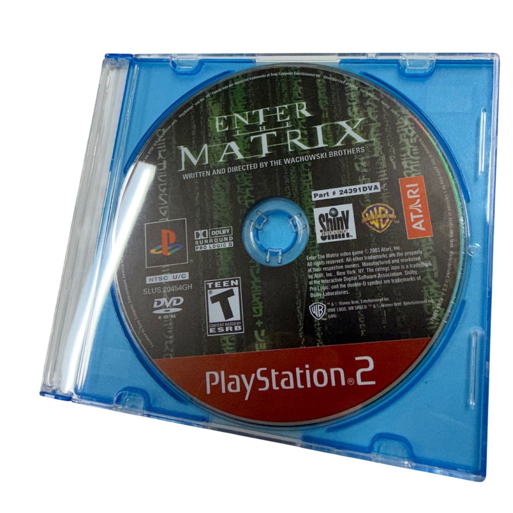 Enter The Matrix PlayStation 2 PS2 Game Disc Only